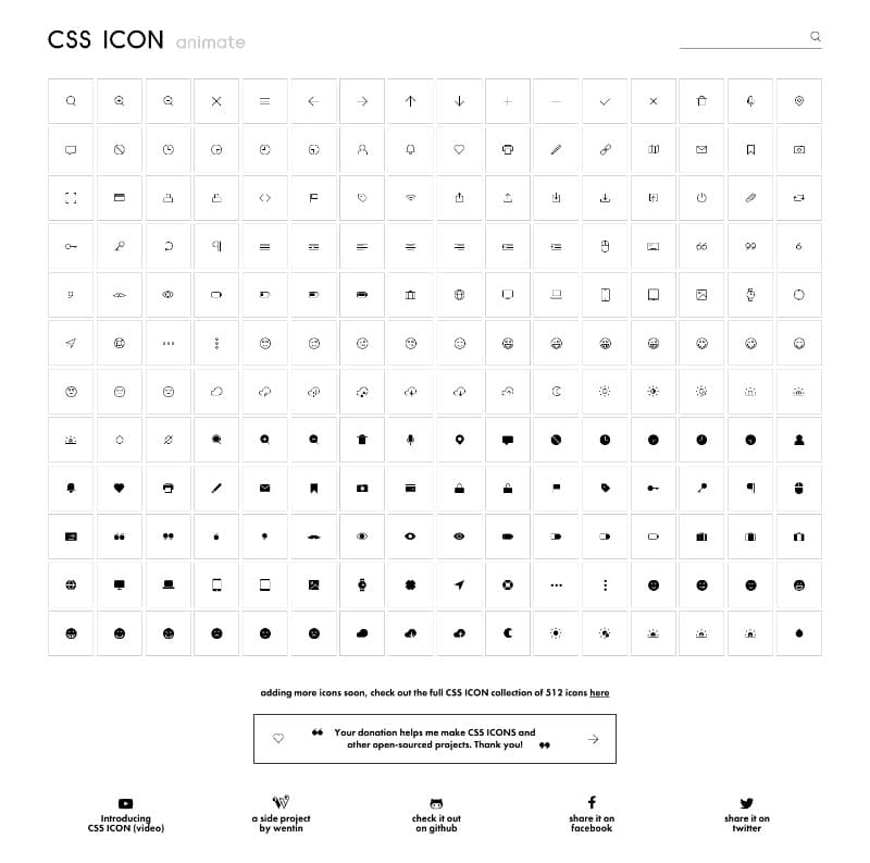 Cssだけでアイコンができて アニメーションまで実装 Css Icon の使い方 もぐもぐ食べるおいしいwebデザイン もぐでざ
